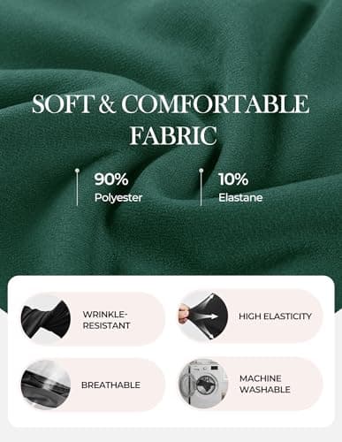 GRACE KARIN Work Dresses for Women 2026 Short Sleeve Sheath Business Dress Ruched Bodycon Office Cocktail Dress Dark Green S - Thumbnail 4