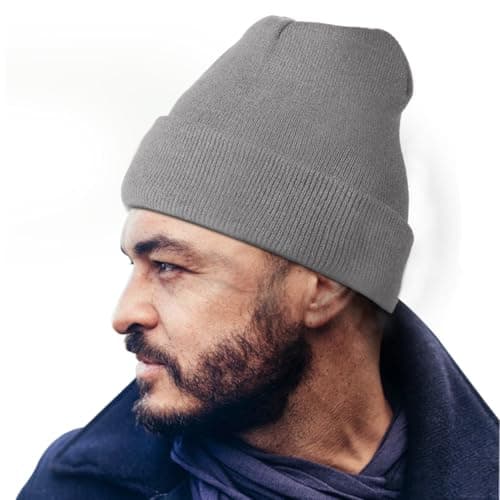 DEBAIY 3Pack Beanies Hats Knitted Caps for Men & Women & Teen (Dark Gray/Medium Gray/Sample Gray) - Thumbnail 6