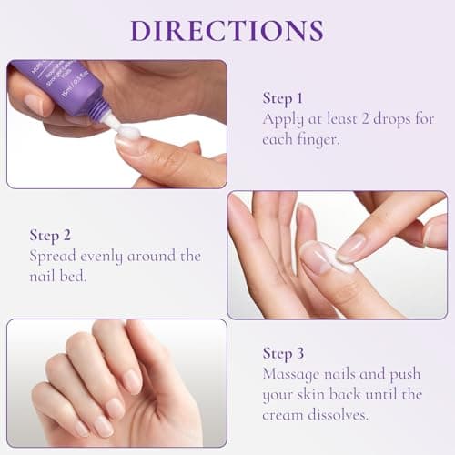 WM WONDER MOJO Nail & Cuticle Cream with Keratin, Biotin & Ceramides, Non-Greasy Cuticle Moisturizer for Dry Cracked Cuticles, Daily Nail Care After Manicures, 0.5 Fl Oz, Pack of 1 - Thumbnail 5