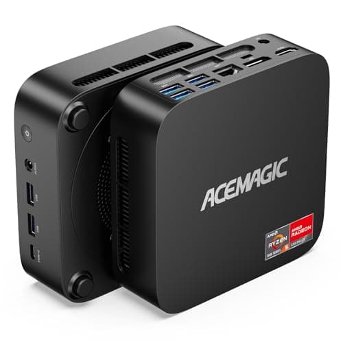 ACEMAGIC K1 Mini PC, AMD Ryzen 5 7530U (6C/12T, Up to 4.5GHz) 16GB RAM 512GB SSD, All-Rounder Desktop Computer, Windows 11 Pro, Triple 4K@60Hz, Wi-Fi 6, BT 5.2, for Home Office & Gaming