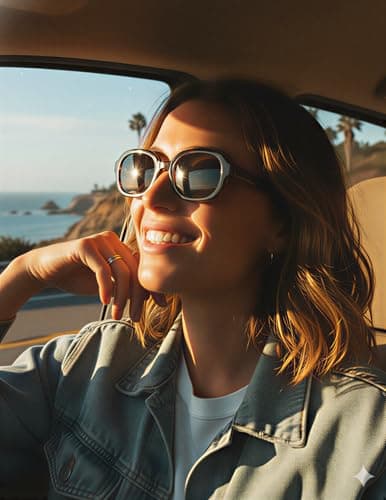 isheep SIS-18 Small Round Sunglasses – Unisex Vintage Mini Metal Frame with Nylon Construction, Prescription-Ready, UV400 Protection, Lightweight Classic Eyewea - Thumbnail 4