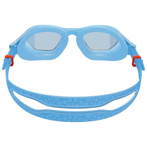 Whale Swim Goggles, HD Anti-Fog Goggles, Unisex | 100% UV Protection | Anti-Fog Design (Glacier Blue) - Thumbnail 3