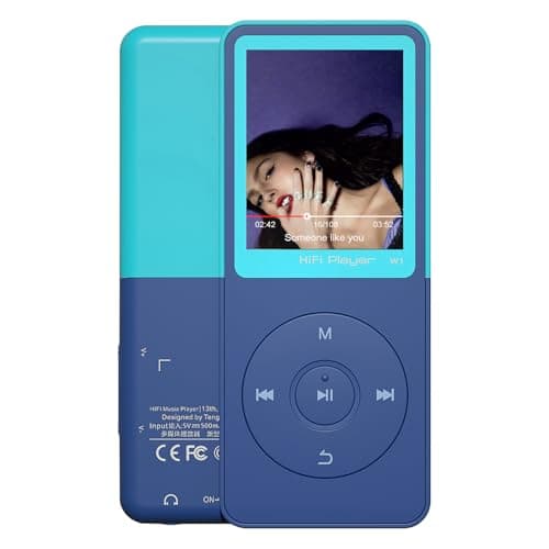 CONODO MP3 Player with Bluetooth 5.3, 1.8" Screen, Color-Block Music Player - Image 1