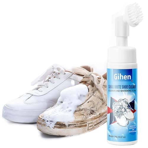 Gihen Shoe Cleaner Kits (9.17 oz), Water-Free Foam Shoe Cleaner with Shoe Brush and Shoe Cloth, Sneaker Care - Image 1