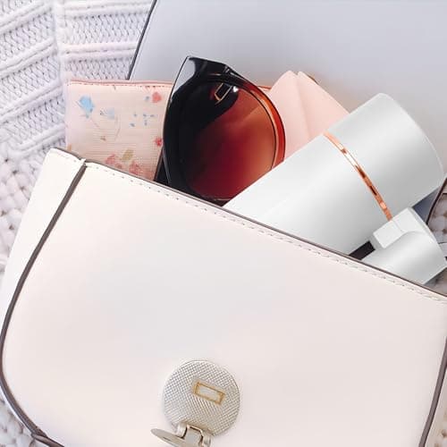 YOZTRS Foldable Ionic Hair Dryer with Diffuser, 800W Fast Drying Blow Dryer, 38000 RPM, Lightweight, Pink Blue, for Home & Travel (White) - Thumbnail 6