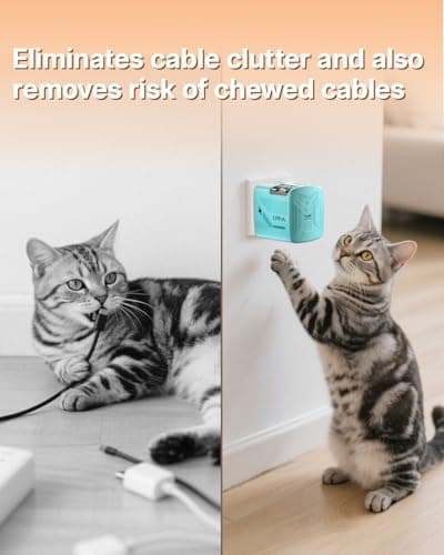 W & O Fast Charger for iPhone17/16/15,60W gan Charger,Retractable Phone Charger Wall Plug with Lightening and Type-C Cables,for iPhone Series, Galaxy S25/24,Android and More（Blue） - Thumbnail 5