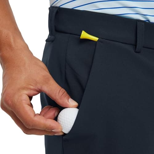M MAELREG Men's Golf Pants Quick Dry Lightweight 30/32/34 Stretch Work Dress Casual Trousers with 4 Pockets Golf Pants Men Navy - Thumbnail 4