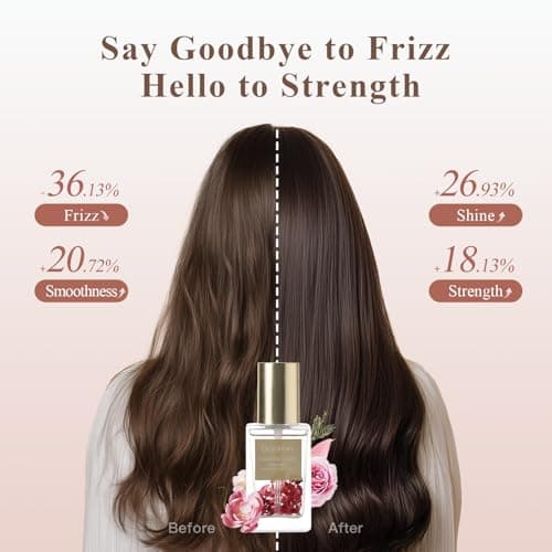 Dear Irean Hair Perfume Oil for Women, Hair Oil with Moroccan Argan & Jojoba, Hydrates & Repairs Frizzy, Dry, Damaged Curly Hair and Split Ends, Long Lasting Fragrance Up to 8 Hours, 1.35 Oz - Thumbnail 2