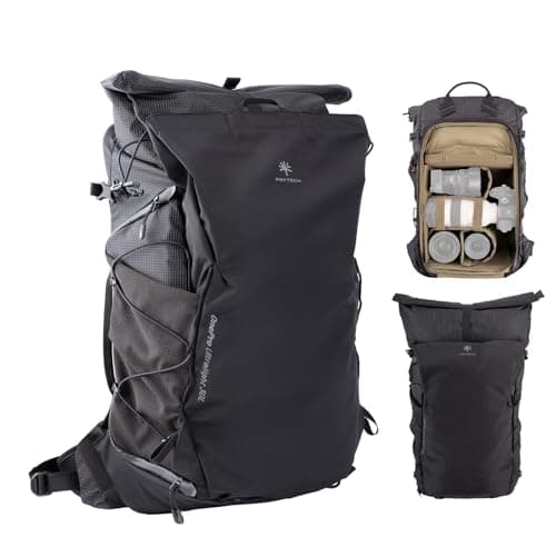 PGYTECH OnePro Ultralight Camera Backpack, Expandable Camera Bag 30L for Photographers, Outdoor Travel Bag with Dividers and 16" Laptop Sleeve, Compatible with DSLR/Drones/Mirrorless (Space Black) - Image 1