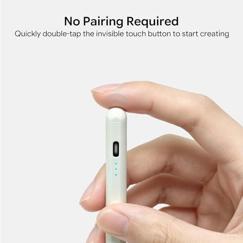 Stylus Pen for iPad 2018-2025, 13 Mins Fast Charging Magnetic Pencil (3X Fast Charge) with Tilt Sensitivity & Palm Rejection for iPad 6-8/9/10/11, Air 3/4/5/M2/M3, Mini 5/6/7, Pro 11/12.9/M4/M5 - Thumbnail 6