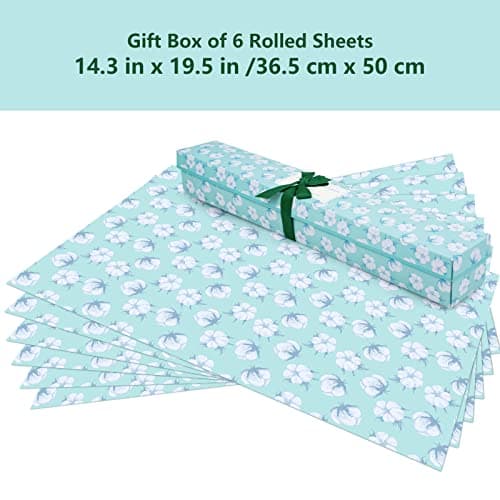 SCENTORINI Cotton Scented Drawer Liners, 6 Sheets Fragrant Paper Liners Non-Adhesive Paper Sheets for Home Closet, Dresser Drawers, Gift for Valentines Day Decor - Thumbnail 2