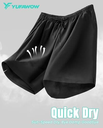 7 Inch 7in Men Swim Trunks Compression Liner Quick Dry Drawstring Male Swimwear Swimsuit Swimtrunks Boardshorts Bathing Suit Fair Beach Water Shorts Zipper Mesh Pocket Lined Inseam Harbor no Mesh - Thumbnail 6
