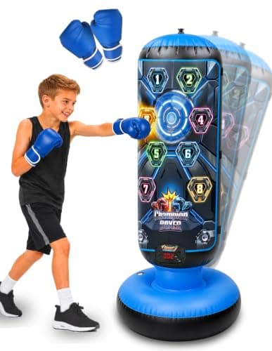 2026 New 51-Inch Punching Bag for Kids with Music,Birthday Gift for Boys - Image 1