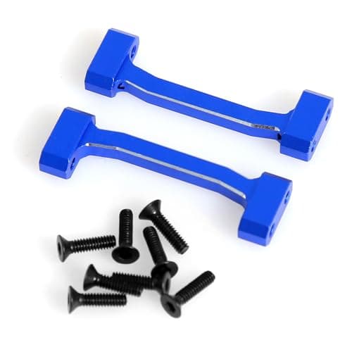 Aluminum Chassis Cross Brace Upper for Losi 1/18 Mini LMT 4X4 Brushed Monster Truck，Replacement for Losi - LOS211047 Upgrade Part Cross Brace Upper for Losi-LOS01026 1/18 Mini LMT Monster (Blue) - Thumbnail 4