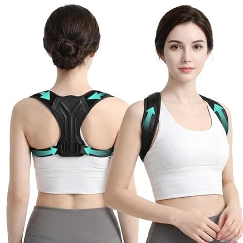 Playire Anatomical Y-Shape Upper Back Posture Corrector For Women, Superior Fabric Back Straightener Posture Brace For Women，Invisible Confidence & Maximum Breathability,Office Essential - Image 1