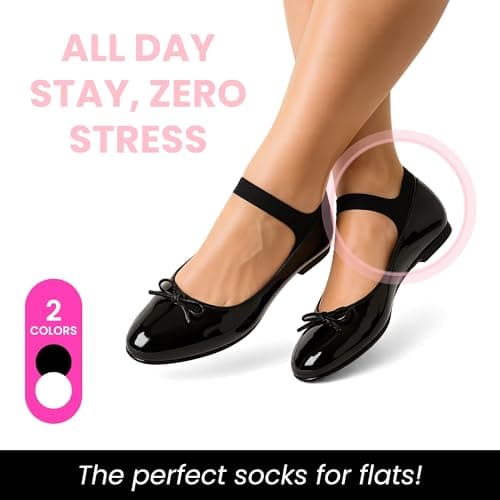 Hidey Style Premium Black Socks for Women (3 Pairs), Stylish Anklet for Women - Breathable Women’s Socks - Thumbnail 5