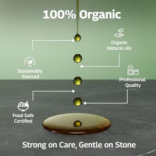 The Original Soapstone Oil | All Natural Food-Safe Blend (NO Mineral Oil) for Soapstone Countertops – Enhances & Darkens Stone, Low-Maintenance Easy to Apply (4oz) - Thumbnail 5