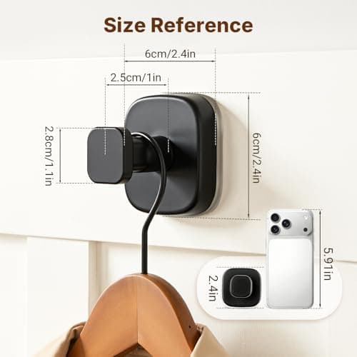 Zrpot 3 PCS Suction Cup Hook for Shower, Suction Cup Hooks for Shower, Door Hooks for Hanging Robe Loofah Removable Wall Hooks for Kitchen Glass Window Black - Thumbnail 5