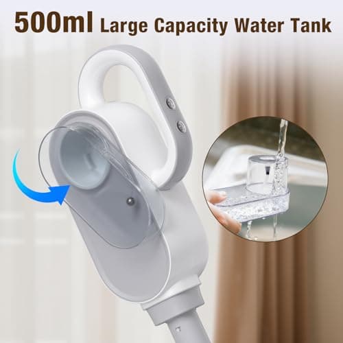 Steam Mop, 13-in-1 Powerful Handheld Steam Cleaner with 13 Accessories, 500ML Removable Tank, 23FT Power Cable, Detachable Steam Mops for Floor Cleaning, Tiles, Windows, Tile Grout, Carpets, Furniture - Thumbnail 6