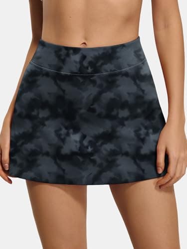 AFFOLE Camo Skirt Women Tennis Golf Skorts Athletic High Waisted with Pockets Inner Shorts Workout Pleated Pickleball 2026 - Thumbnail 5