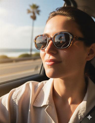 isheep SIS-18 Small Round Sunglasses – Unisex Vintage Mini Metal Frame with Nylon Construction, Prescription-Ready, UV400 Protection, Lightweight Classic Eyewea - Thumbnail 3