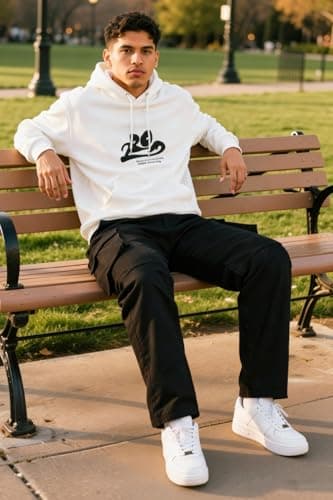 GINGTTO Mens Black Cargo Pants Straight Leg Stretch Cargos for Men Casual Everyday Wear 28 - Thumbnail 3