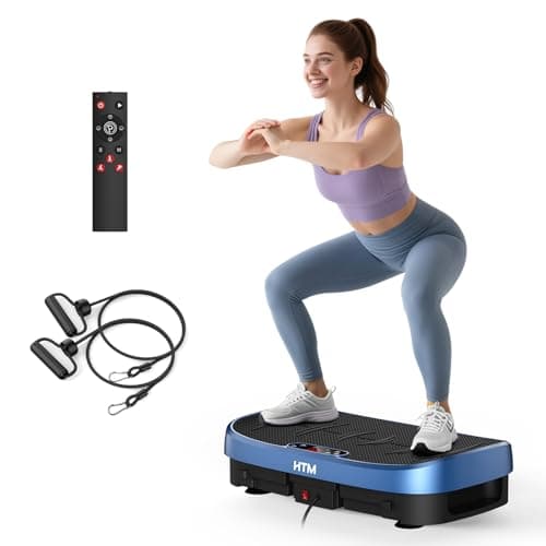 Vibration Plate Exercise Machine - 330lbs Weight Capacity, 120 Speed Levels, Full Body Workout Shake Board for Home Fitness, Toning and Wellness, LED Display, Low Noise Motor