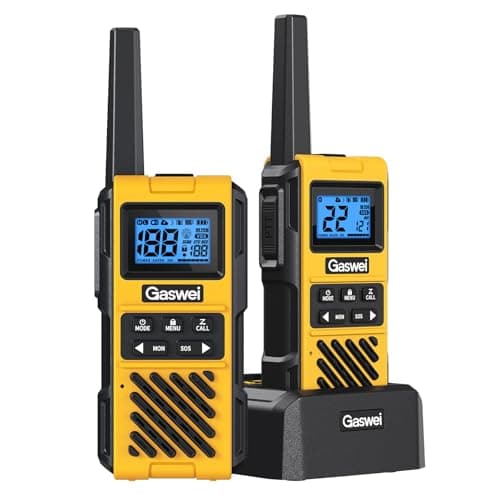 Gaswei G1pro+ IP67 Waterproof Walkie Talkies Long Range for Adults, Heavy Duty Two Way Radio with FM Radio,VOX,SOS & NOAA Weather Alerts,USB-C Rechargeable - Image 1