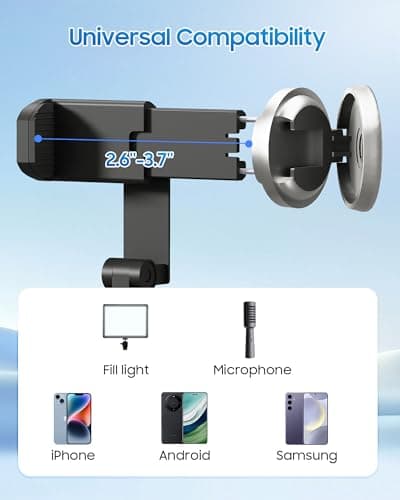 ACKIMA 67" Selfie Stick Tripod, All in One Phone Tripod with Wireless Remote, Extendable Compact Tripods Portable Travel Stand for iPhone Android Selfie/Video Recording/Live Stream/Vlog - Thumbnail 6