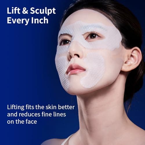 PROF.LING Real Deep Hyaluronic Acid Face Mask, Deep Hydrating & Firming Sheet Mask for Fine Lines, Plumping Moisture Care for Dry, Dehydrated Skin,Korean Skincare, 28g x 5 ea - Thumbnail 2