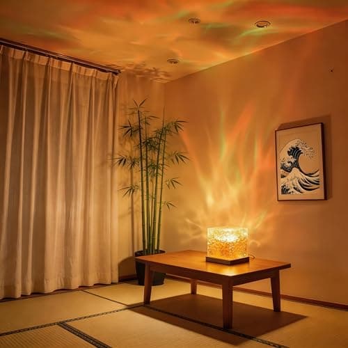 Mavsigak 2026 New Ocean Wave Projector Light, 16 Color Touch & Remote Ocean Lamp, 3D Water Ripple LED Night Light, Romantic Ambient Lighting for Bedroom, Kids Room, Meditation, Relaxation, Home Decor - Thumbnail 6
