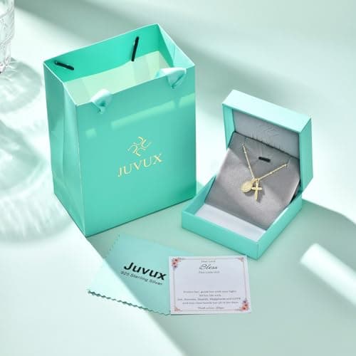 Juvux Virgin Mary Cross Necklace for Women Girls Cross Pendant Necklace Plated 14K Gold Simple Jesus Cross Necklace for Girls First Communion Religious Easter Baptism Gifts - Thumbnail 6