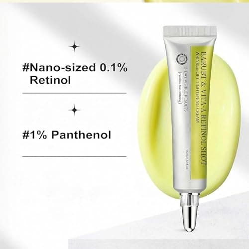 BARUBT Retinol Shot Tightening Booster - Pore Minimizer, Firm Skin with Retinol & Panthenol, Facial Retinol Serum, Moisturizes Skin Smoother, Fine Lines & Wrinkles Less Noticeable, 2PCS - 0.5fl.oz.*2 - Thumbnail 2