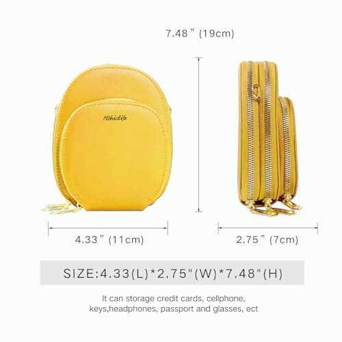 Endaycon Small Crossbody Bags for Women Trendy Cell Phone Purse Wallet - Thumbnail 5
