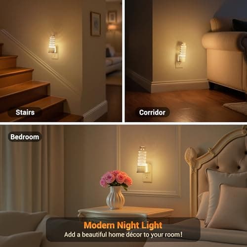 JandCase Night Lights Plug into Wall,3D Printed Leaning Tower of Pisa Night Light,3000K Plug in Nightlight with Dusk to Dawn Sensor,0-100LM Adjustable Brightness for Rooms Bathroom Hallway - Thumbnail 5
