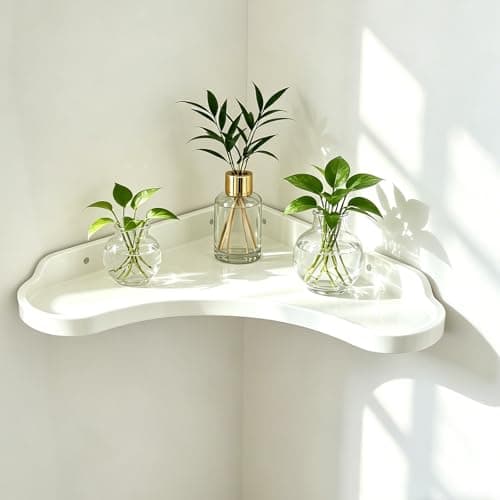 TTSZNB Corner Shelves, Heart Shaped Floating Corner Wall Shelf, Multi-Purpose Corner Storage Shelving for Bedroom, Kitchen, Living Room, Bathroom Decor & Small Household Items - Thumbnail 6