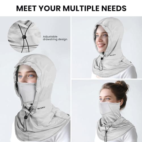 Cooling Balaclava Face Mask with Breathable Holes Sun Protection Full Face Mask for Men Women Fishing Cycling&Outdoor Work - Thumbnail 6