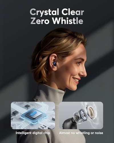 Karthus OTC Hearing Aids for Seniors & Adults, Rechargeable Hearing Aids with Noise Cancelling & Clear Sound, 16-Channel Digital DSP & 2 Environment Modes, 80+ Hour Battery Life, Comfort-Fit, Black - Thumbnail 2