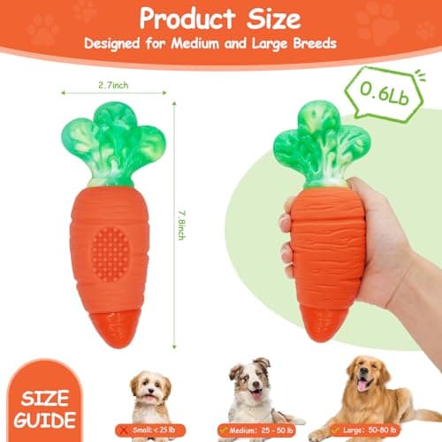 BoYoYo Tough Dog Toys for Aggressive Chewers with Squeaky, Indestructible Dog Chew Toys for Medium and Large Breeds to Keep Them Busy, Interactive Durable Dog Toy - Thumbnail 2