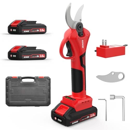 NAWIN Electric Pruning Shears, 40mm 1.6'' Cutting Diameter Professional Cordless Electric Pruner for Tree Trimming Branch Cutter, With 2pcs 2.0Ah Batteries, Brushless Motor, Electric Garden Shears - Image 1