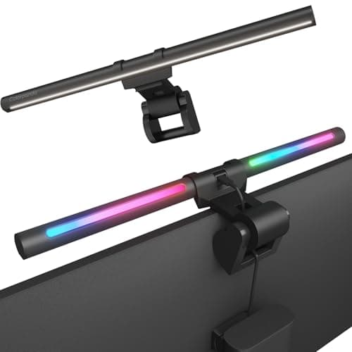 Colorpanda Monitor Light Bar, USB Reading LED Task Lamp with Touch Control, No Screen Glare Dimmable Desk Lamp Computer Monitor Light Bar for Home Office Gaming,Work with Alexa and Google Assistant