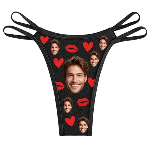 Personalized photo-printed underwear set - This underwear gift featuring a personalized face pattern is a delightful surprise for your loved one and is perfect for birthdays, anniversaries, or pranks. - Thumbnail 4