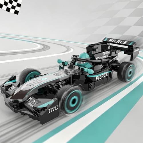 Xbert Race Cars Building Sets, High-Speed Car Toy for Kids Boys, Model Car Kits for Display and Play, Vehicle Building Blocks Set, for Racing Cars Fans - Thumbnail 5