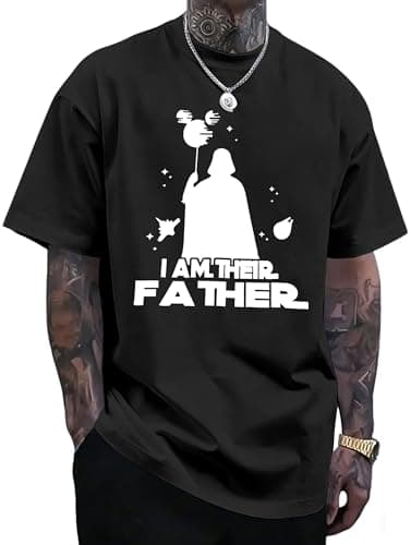 Dad Shirts I Am Their Father Tshirt for Men Funny Daddy Graphic T-Shirt Gift for Father's Day Black - Image 1