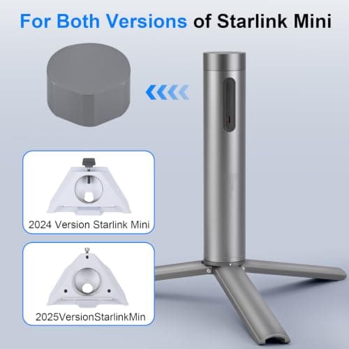 Datop for Starlink Mini Battery Mount,30,000 mAh with Battery Pack 20V 5A Output,Starlink Mini Power Bank Adjustable Tripod Stand，LED Power Indicator, Type-C Charging Port，for Outdoor & RV Camping - Thumbnail 2