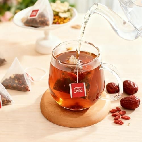 Kidney Tea Formula Ginseng Six Treasure Tea,Natural Chinese Herbal Kidney Cleanse Detox Teabag for Men and Women,(1 Pack/25 Bags) - Thumbnail 4