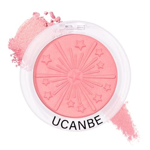 Baked Blush for Cheeks Makeup - Glow Powder Blush Palette, Silky Smooth, Seamless Buildable Face Blush Powder with Subtle Shimmer for a Natural, Long-Lasting Glow, 01 First Sight (Peach-Toned) - Image 1