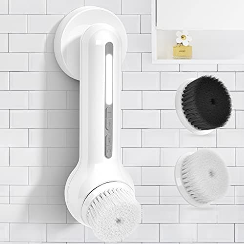 TOUCHBeauty Facial Cleansing Brush Electric Facial Exfoliating Massage Brush with 3 Cleanser Heads and 6 Speeds Adjustable for Deep Cleaning, Removing Blackhead, Face Massaging