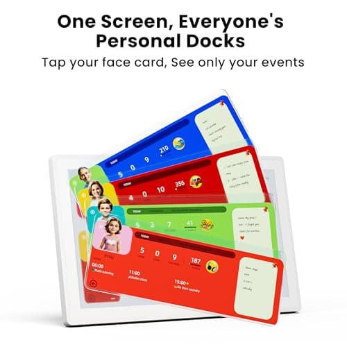 Pastigio Smart Digital Calendar, 15.6 Inch Electronic Touch Screen Family AI Calendar & Chore Chart with Tasks Rewards, No Subscription, Digital Photo Frame Wall & Tabletop Mount for Home Planner - Thumbnail 6