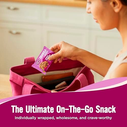 Cooper Street Oatmeal Cranberry Granola Bakes (12 pack) - Individually Wrapped Soft and Chewy Breakfast Granola Bars - Nut, Dairy & Soy Free - Great As Kids Snacks For School, Hiking Or Lunchbreak - Thumbnail 6